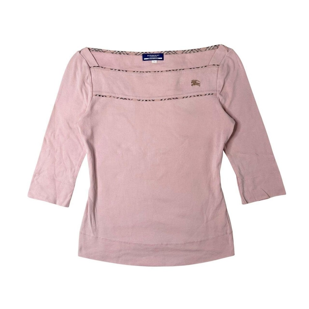 Burberry Blue Label boat neck half sleeve top